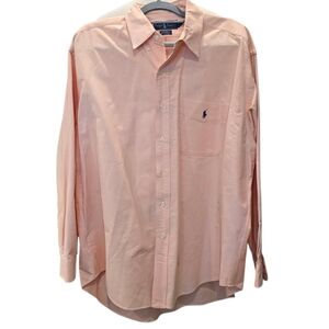 Ralph Lauren "THE BIG SHIRT" Peach Button-Down Shirt